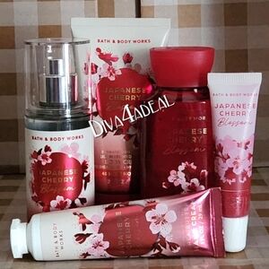 Bath & Body Works JAPANESE CHERRY BLOSSOM 5PC Mini/Travel Set